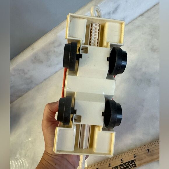 Fisher Price Little People Vintage Circus Train 991 Caboose 1973 Red Train Car - Picture 7 of 7